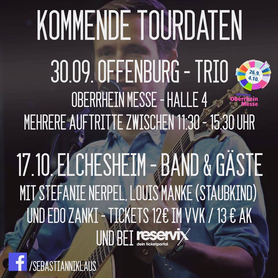 Oberrhein Messe Offenburg am 30.09.2015 und Tourfinale in Elchesheim am 17.10.2015