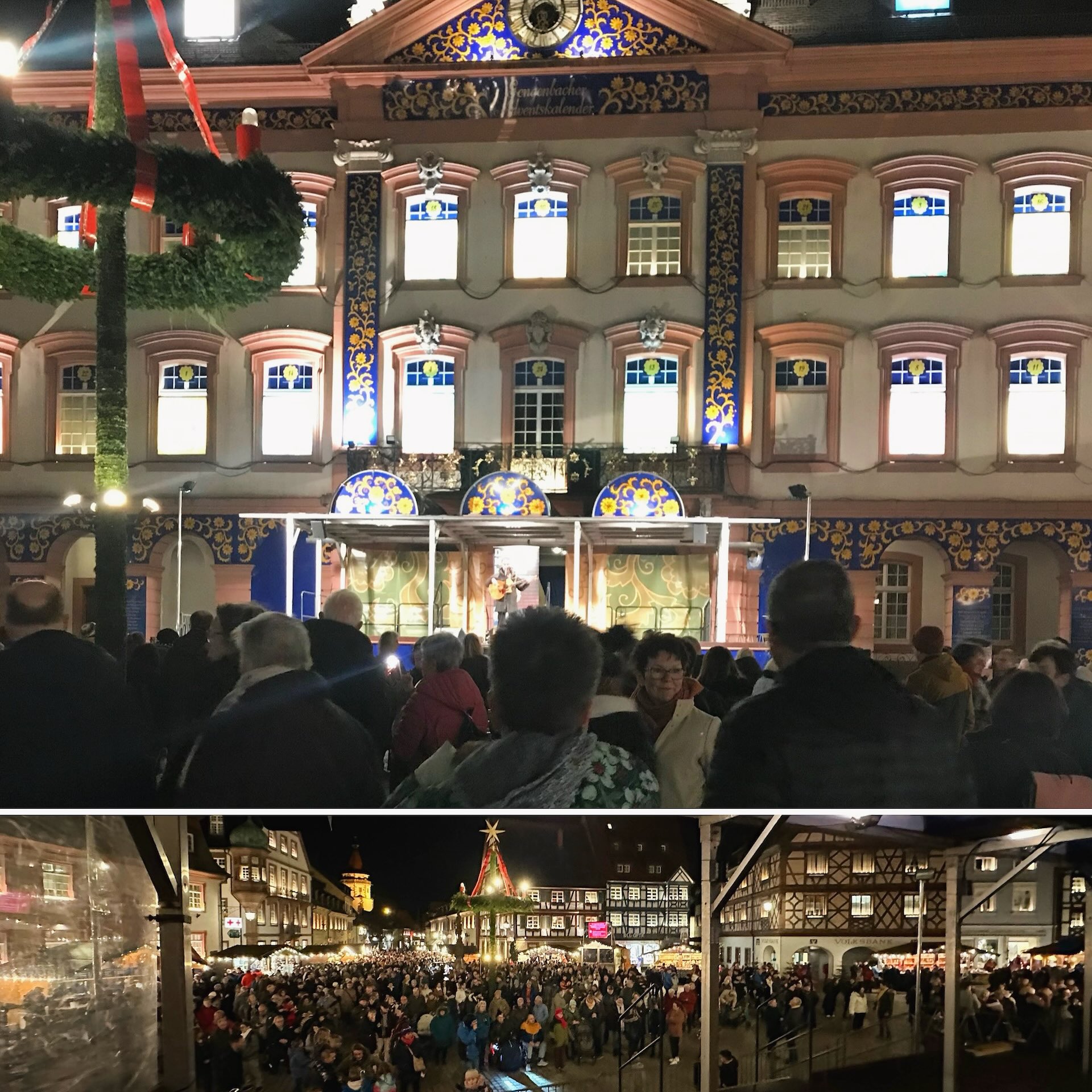 Danke Gengenbach Adventskalender Rathaus Marktplatz Sebastian Niklaus Live Bühne