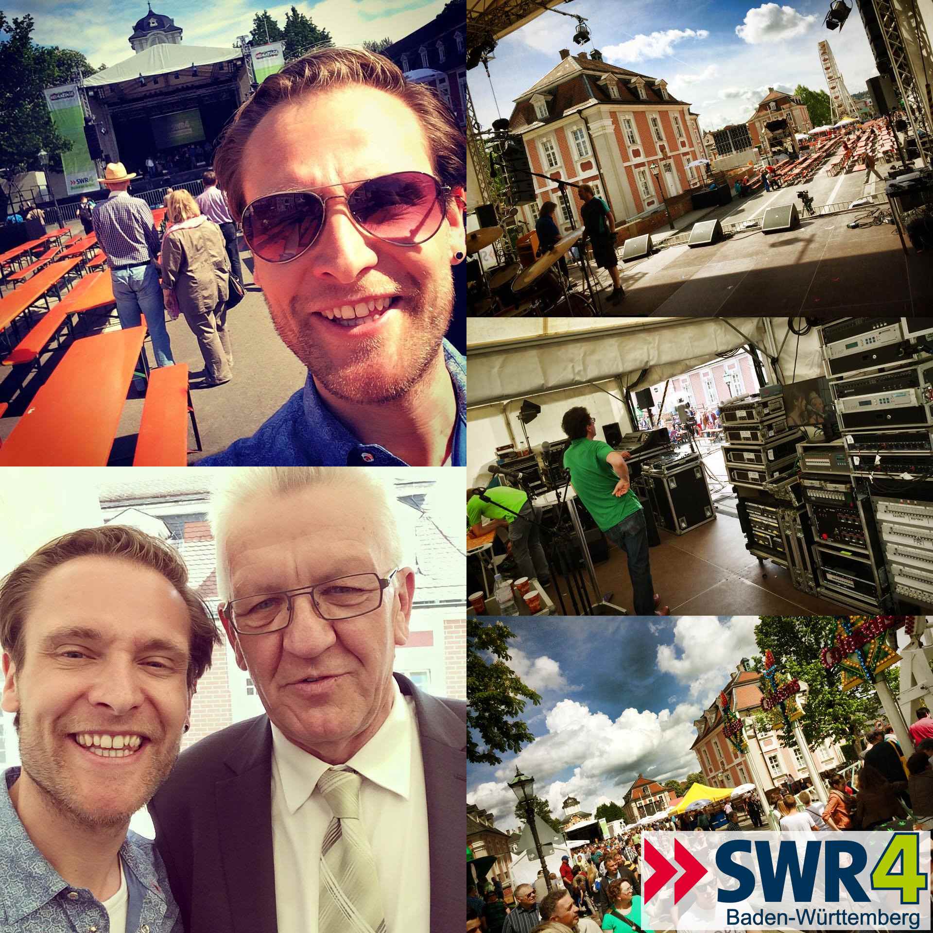 Mit SWR4 beim Baden-Württemberg Tag 2015 in Bruchsal