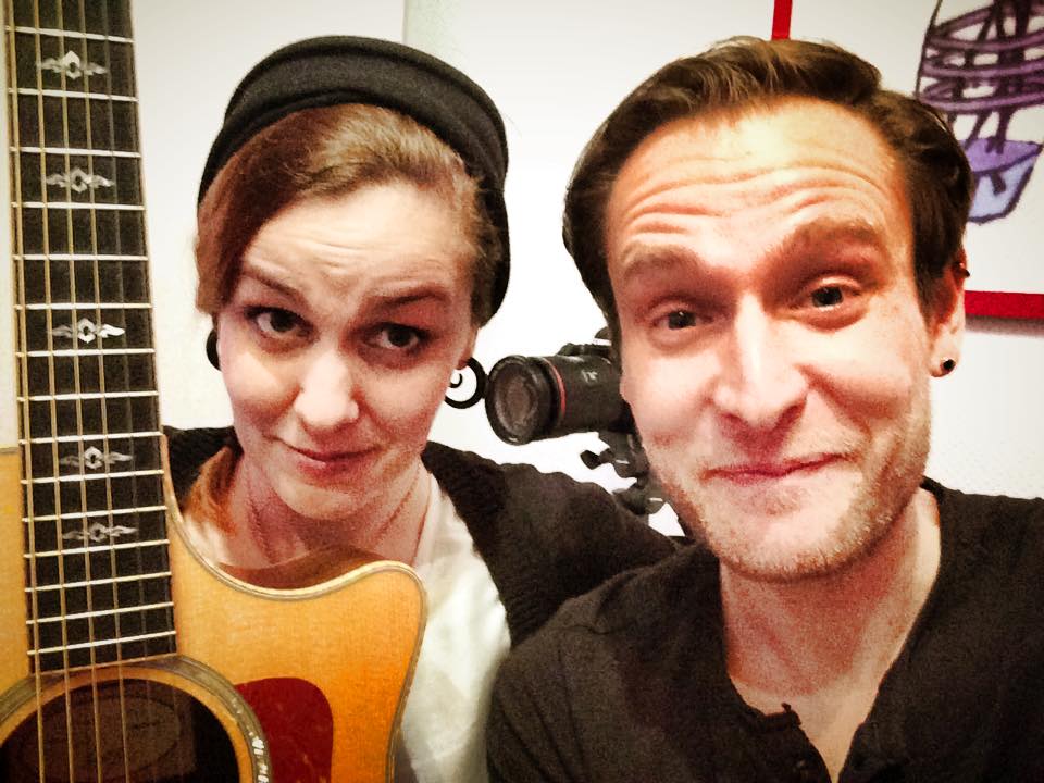 Besuch im Studio von Stefanie Nerpel - mit Sebastian Niklaus - Januar 2015